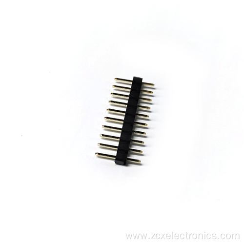 2.0mm Single Row Male Pin Header Connectors 180°